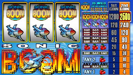 sonic boom slot
